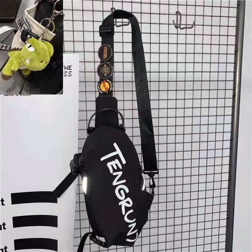Wholesale Messenger bag sports waist bag casual fashion shoulder bag student personality small cross bag chest bag